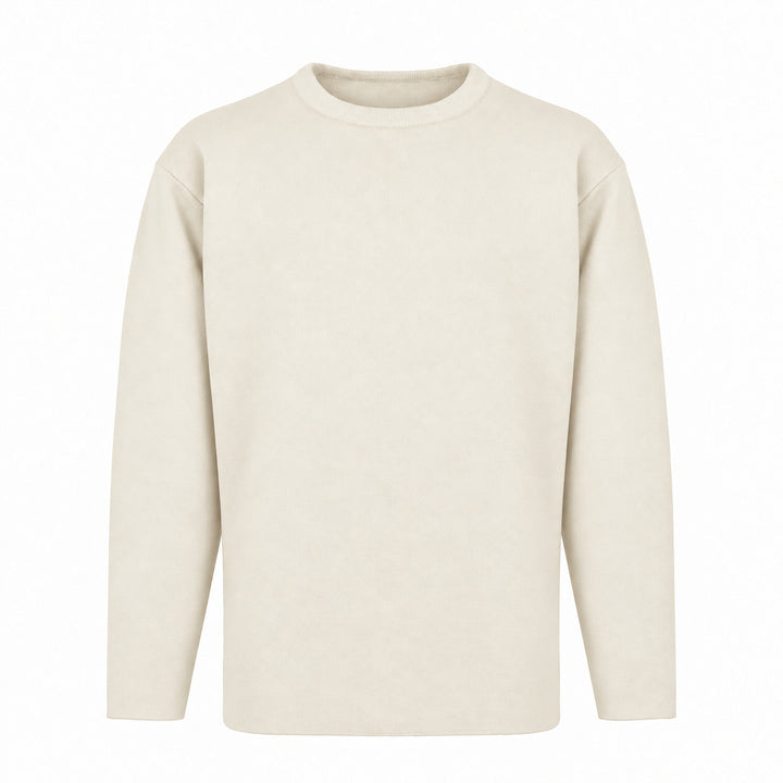 Pullover Ryuji panna in lana