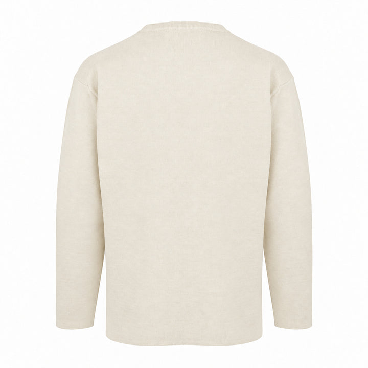 Pullover Ryuji panna in lana