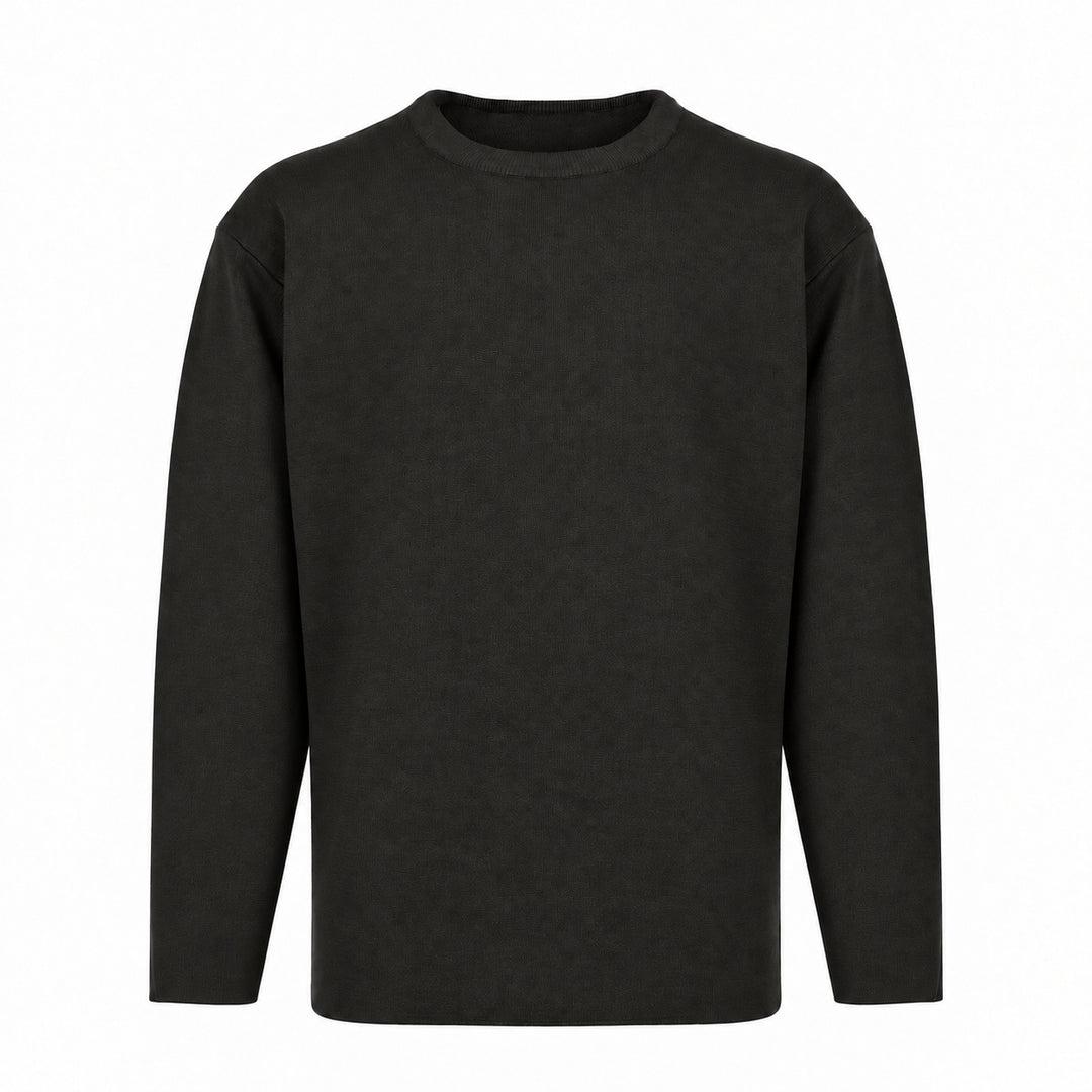 Pullover Ryuji marrone in lana