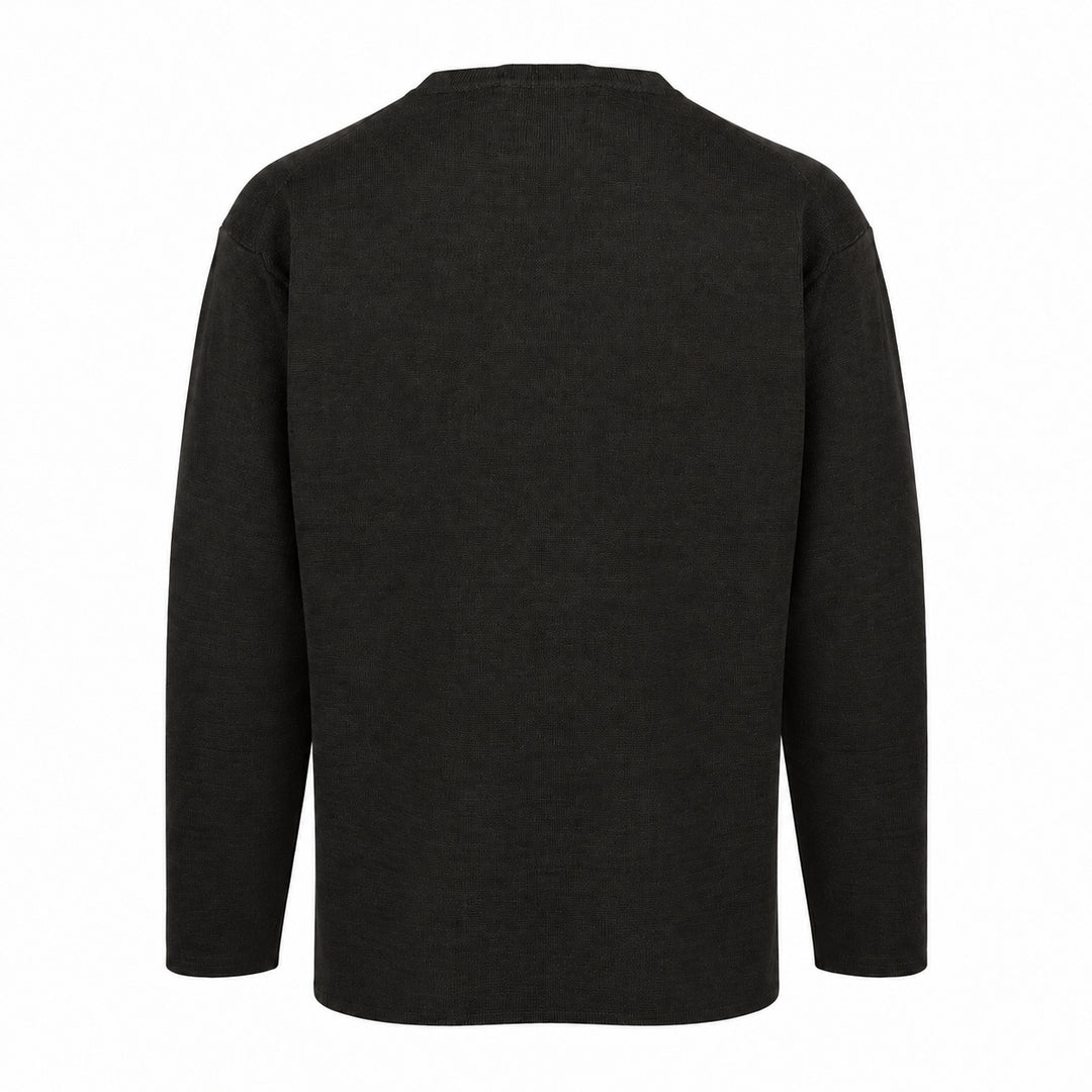 Pullover Ryuji marrone in lana