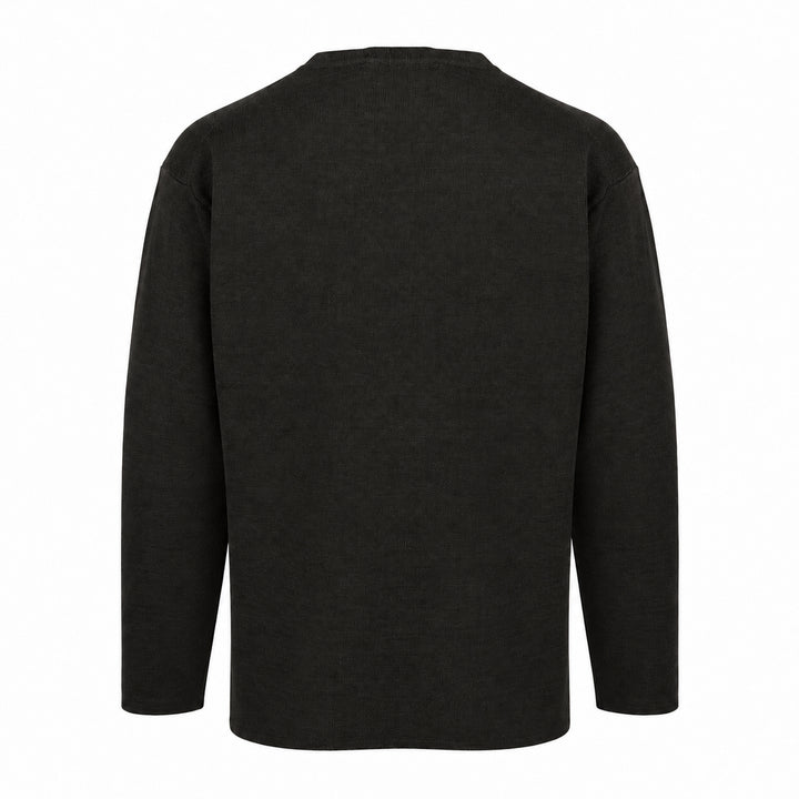 Pullover Ryuji marrone in lana