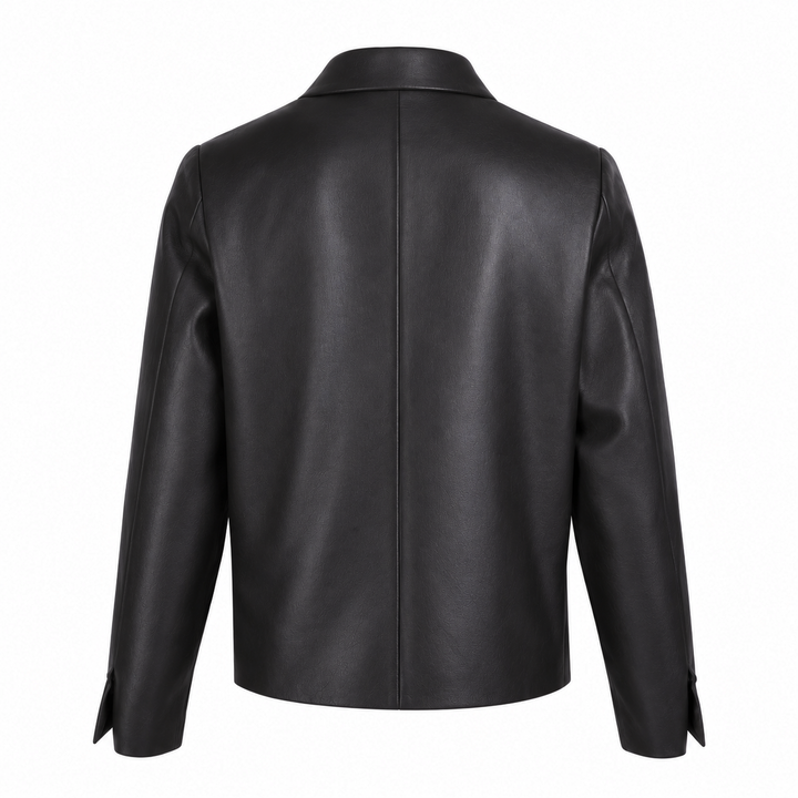 Blazer Micah marrone in ecopelle