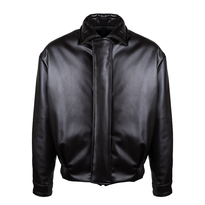 Giacca bomber Marley nero in ecopelle