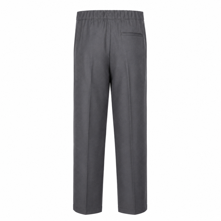 Pantalone Pajama grigio scuro in flanella di lana