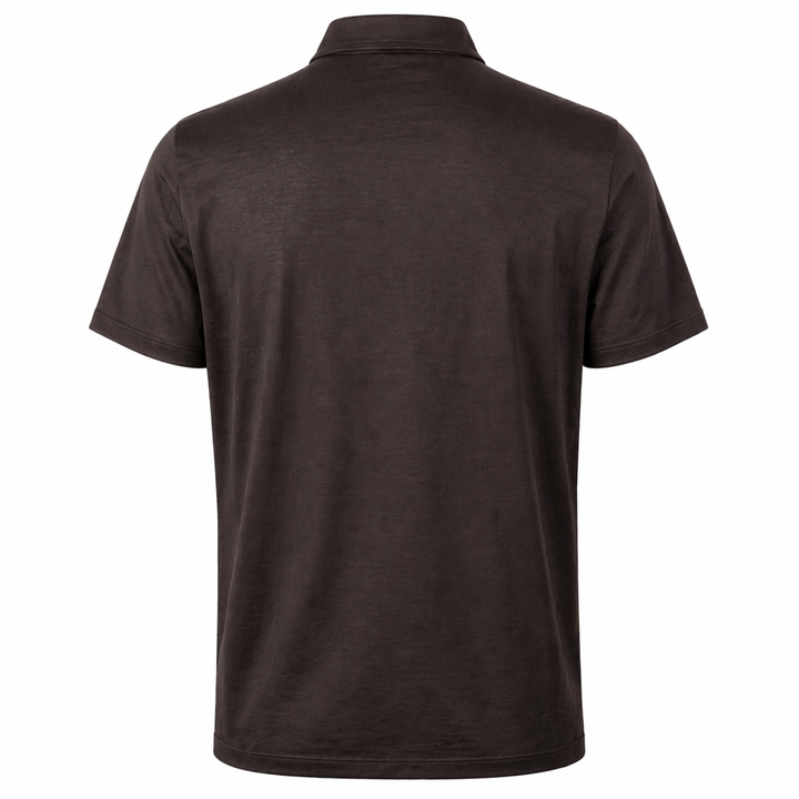 Polo Peter ebano in cotone