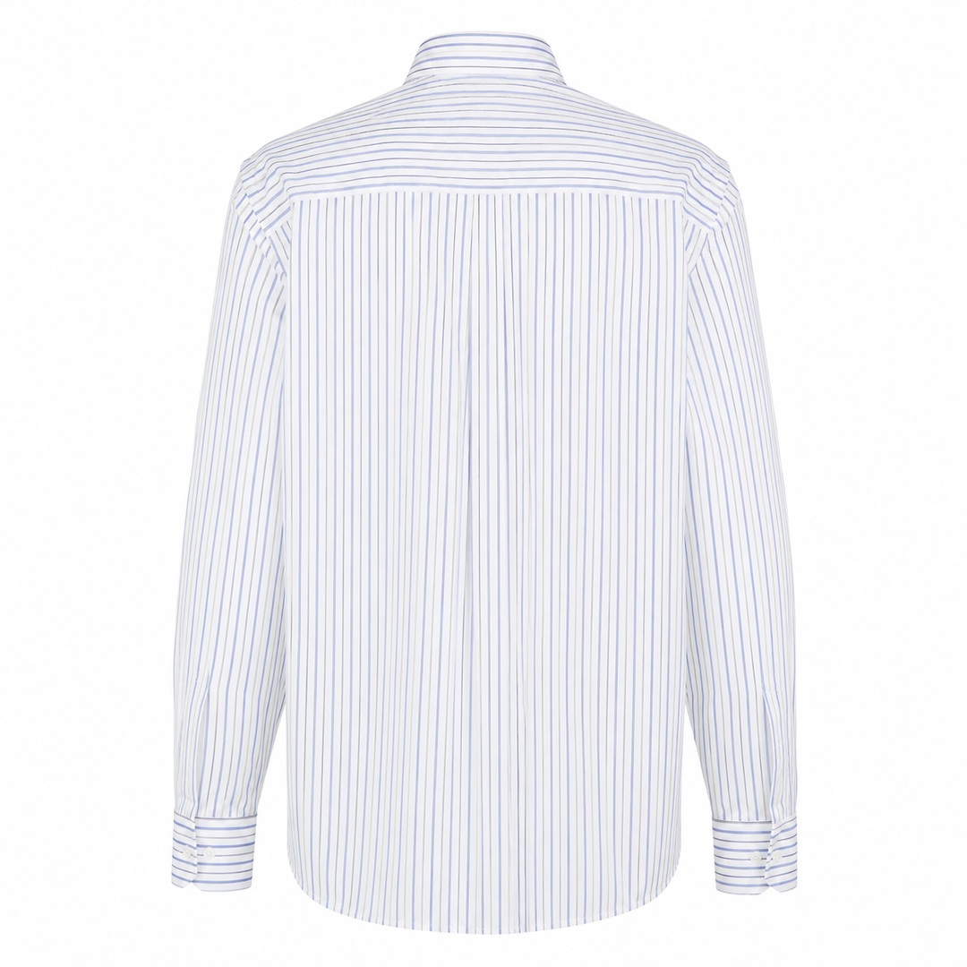 Camicia Andrea base bianca a righe