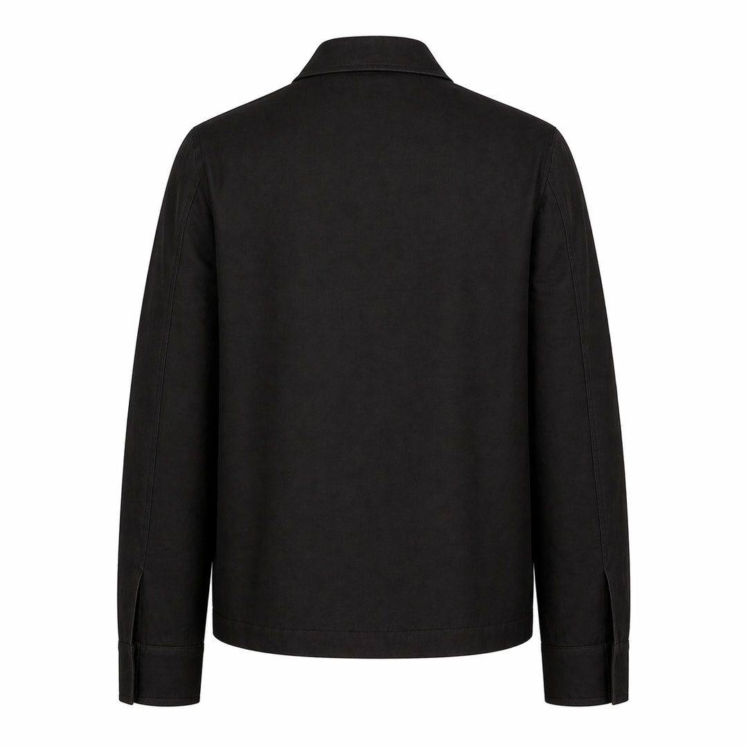 Giacca Ol nero in cotone, lino e viscosa