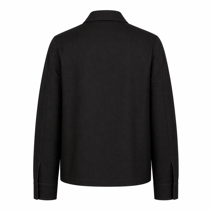 Giacca Ol nero in cotone, lino e viscosa