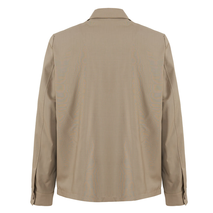 Giacca Ol beige in fresco di lana