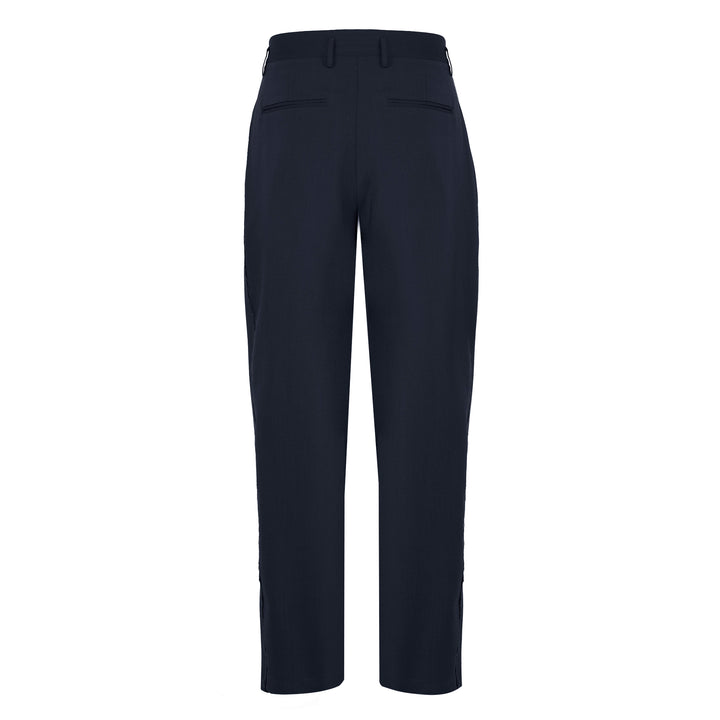Pantalone Allen blu in fresco di lana