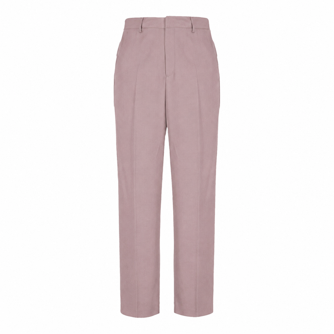 Pantalone Alain glicine in fresco di lana
