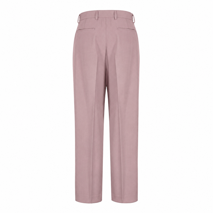 Pantalone Alain glicine in fresco di lana