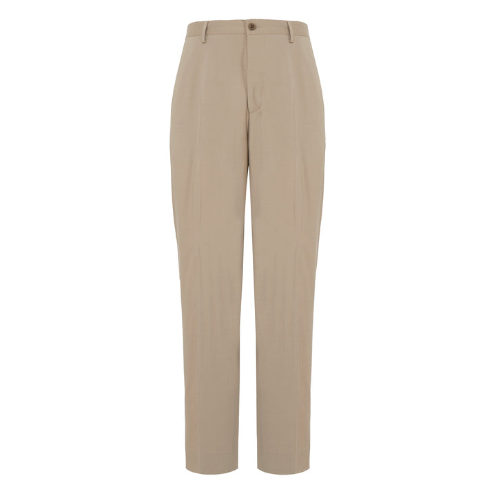 Alain beige trousers in cool wool