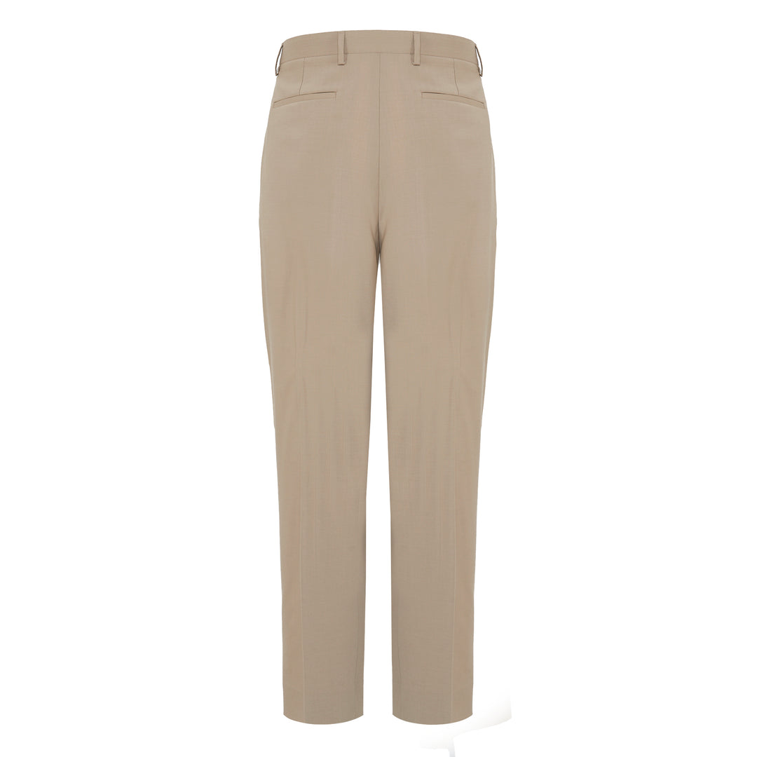 Alain beige trousers in cool wool