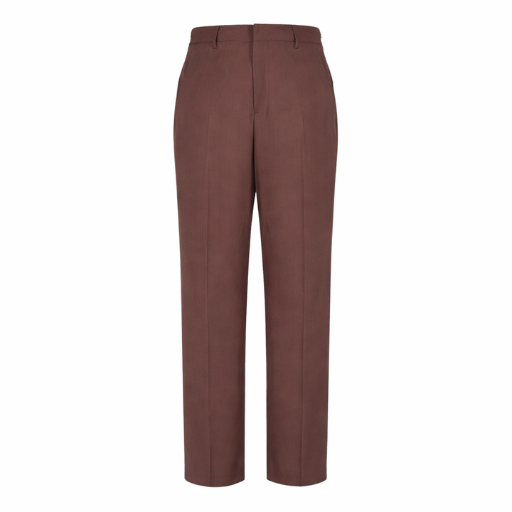 Pantalone Alain fango in fresco di lana