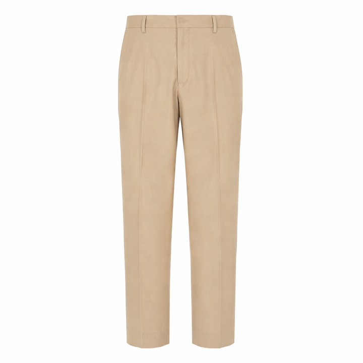 Pantalone Vincent beige in fresco di lana