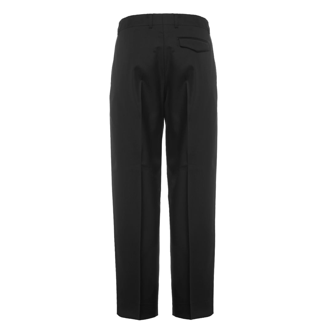 Black Vincent trousers in cool wool