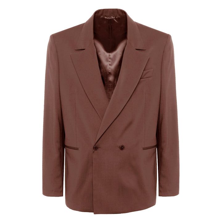 Blazer Donatien ruggine in fresco di lana