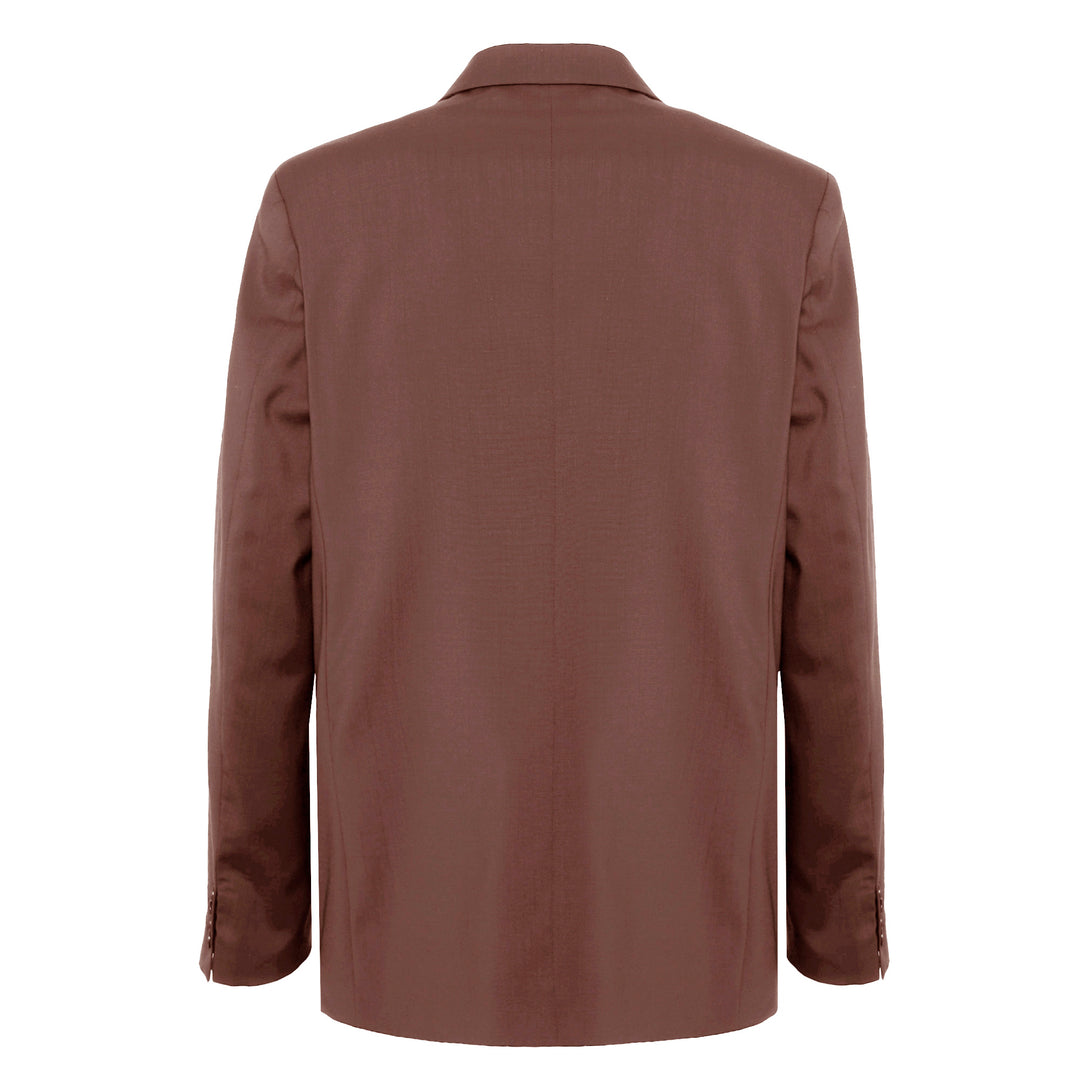 Blazer Donatien ruggine in fresco di lana