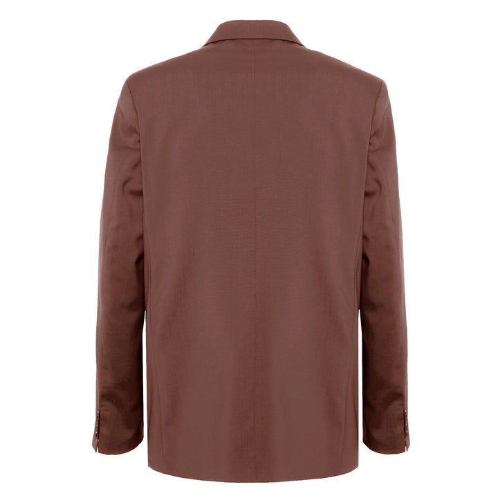 Blazer Donatien ruggine in fresco di lana