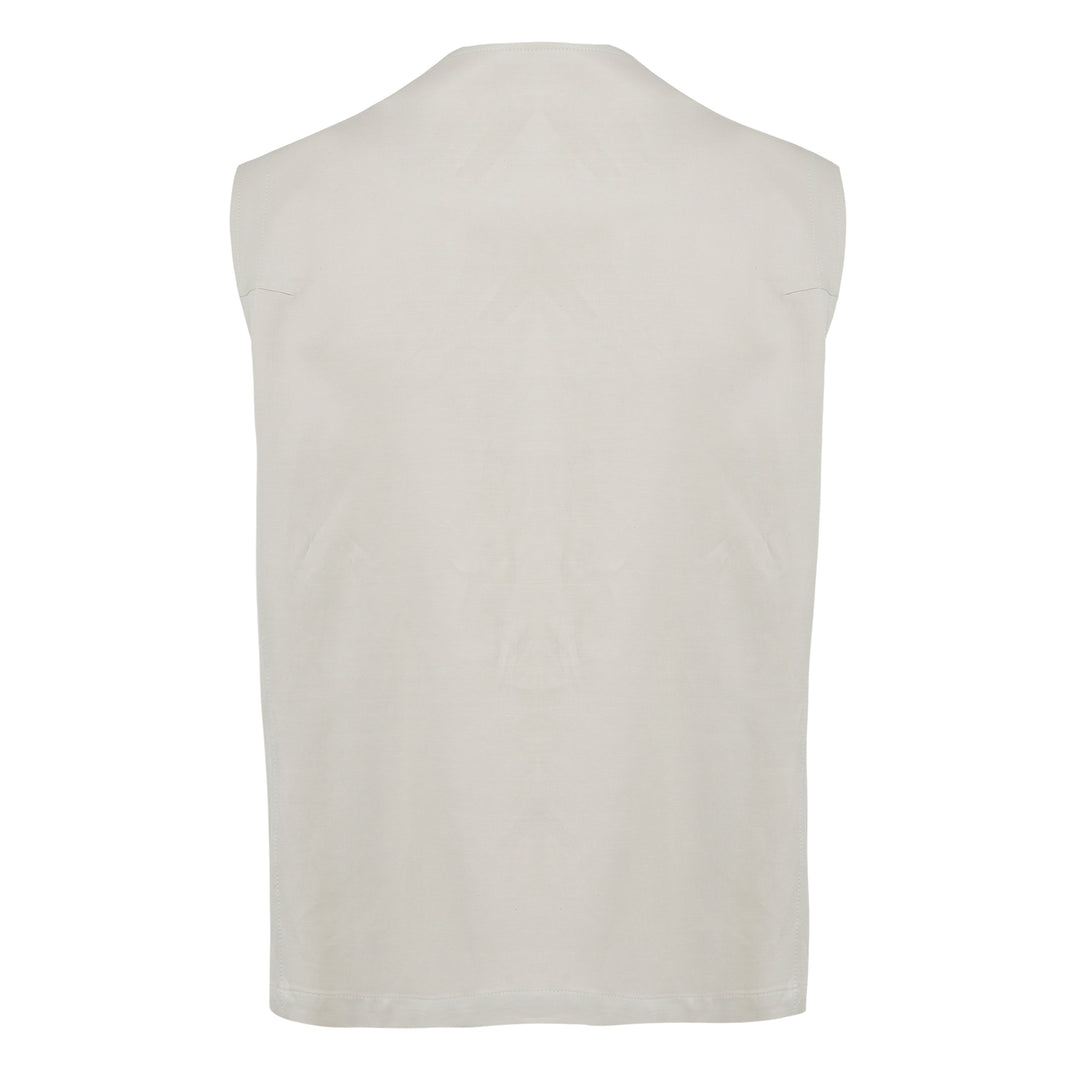 Smanicato Bastian beige in cotone, lino e viscosa