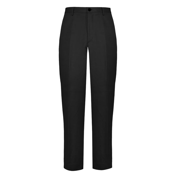 Pantalone Alain nero misto cotone, lino e viscosa