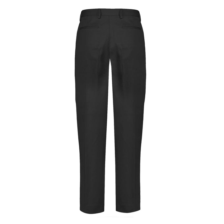 Pantalone Alain nero misto cotone, lino e viscosa