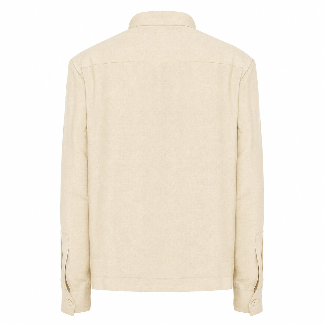 Giacca Base panna in tencel