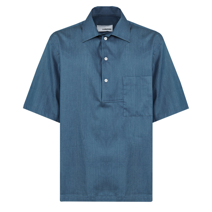 Polo Polx blu in denim