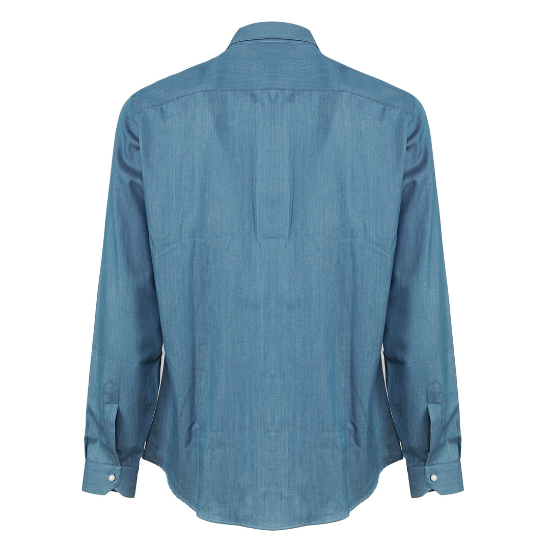 Camicia Mark in denim chiaro in cotone