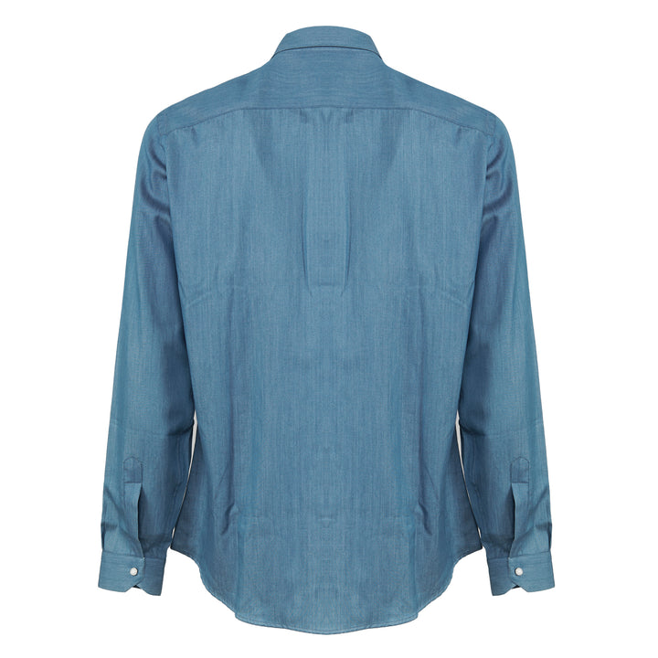 Camicia Mark in denim chiaro in cotone