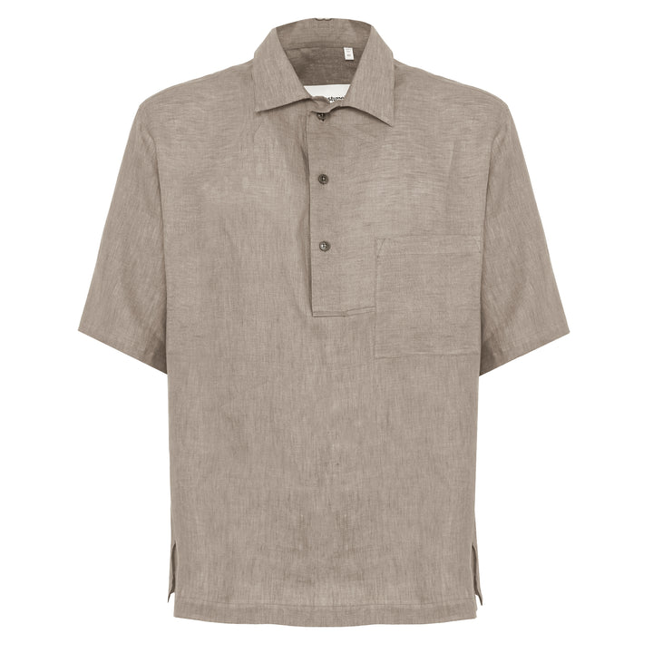 Polo Polx beige in lino