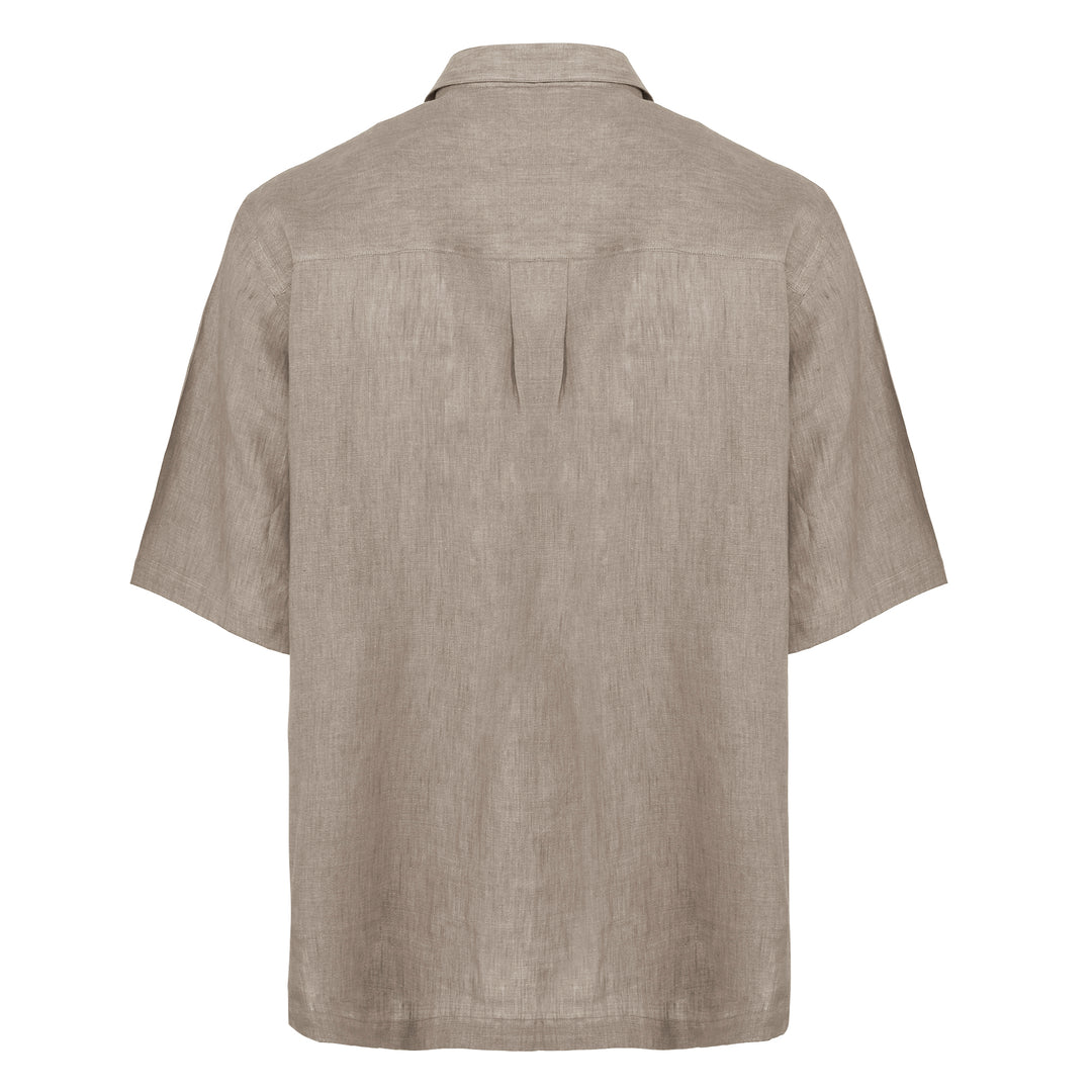 Polo Polx beige in lino