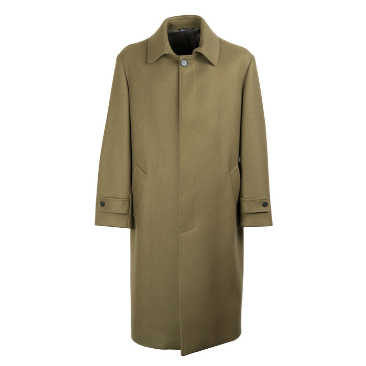 Cappotto Edouard verde in lana