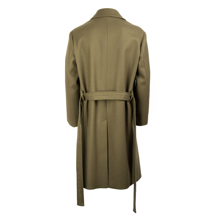 Cappotto Edouard verde in lana