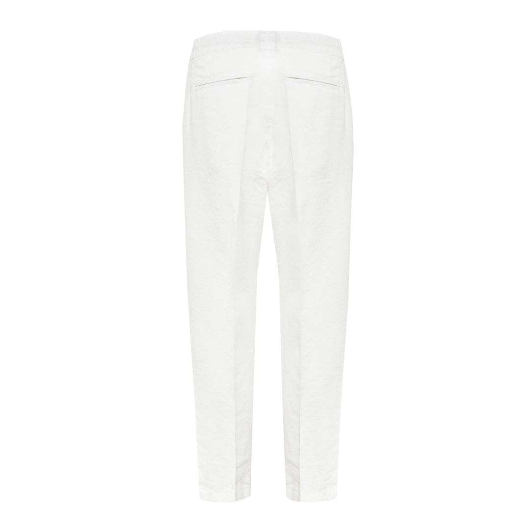 Pantaloni Jean 19 marrone in lino