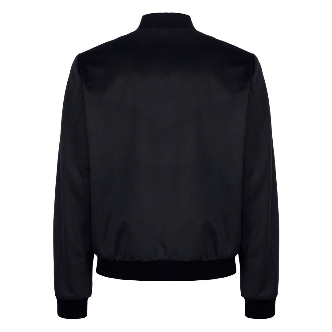 Giacca Brett blu con zip