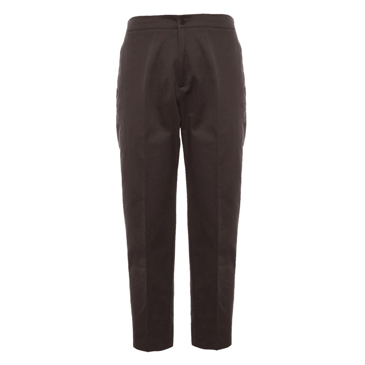 Pantaloni Jean 19 marrone in lino