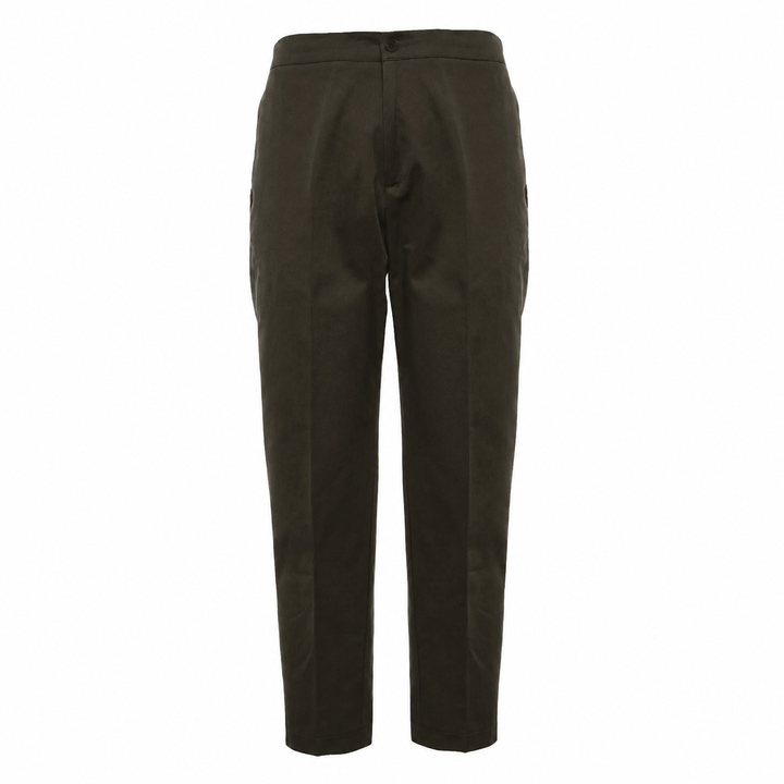 Pantaloni Jean 19 verde militare in lino