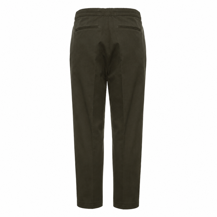 Pantaloni Jean 19 verde militare in lino