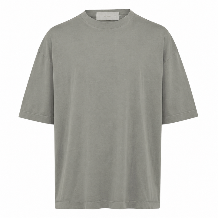 T-shirt Vant verde fango in cotone