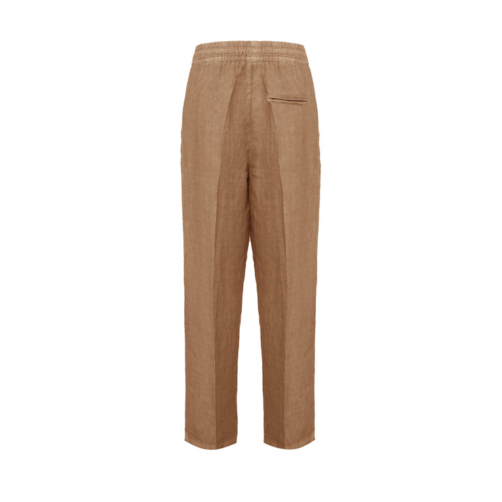 Pantalone Pajama arancio in lino
