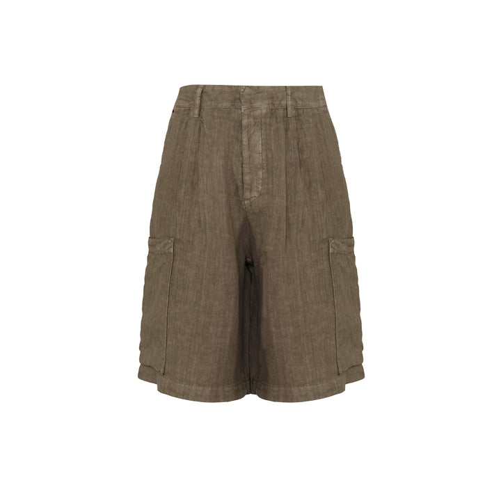 Pantaloncino Cost fango in lino