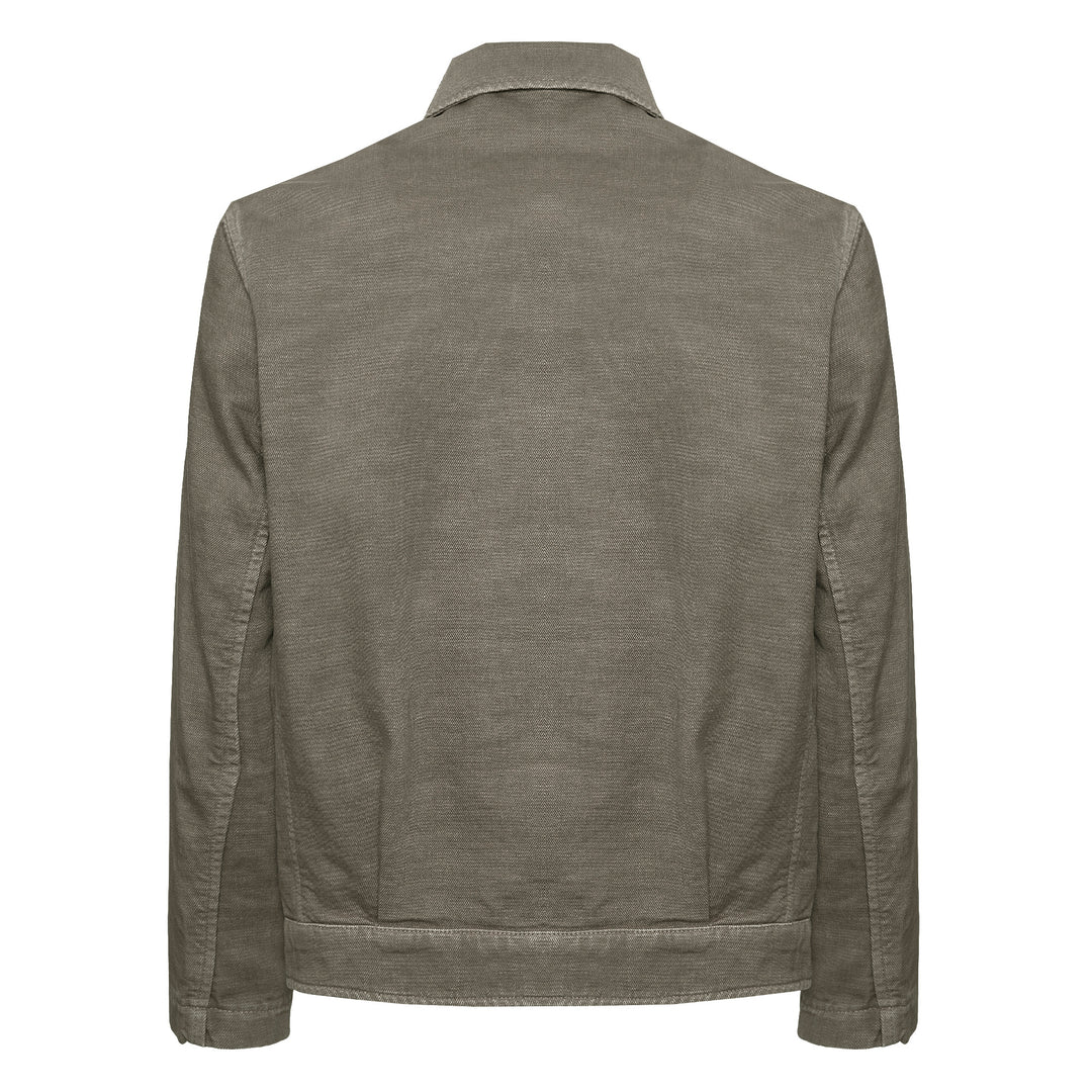 Giacca Dennip verde fango in denim