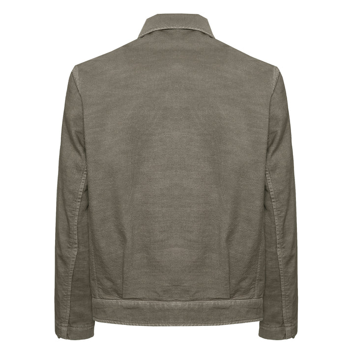 Giacca Dennip verde fango in denim