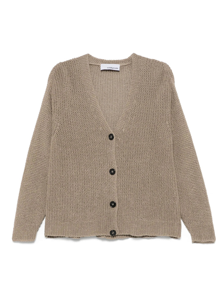 Cardigan in Lino e Cotone