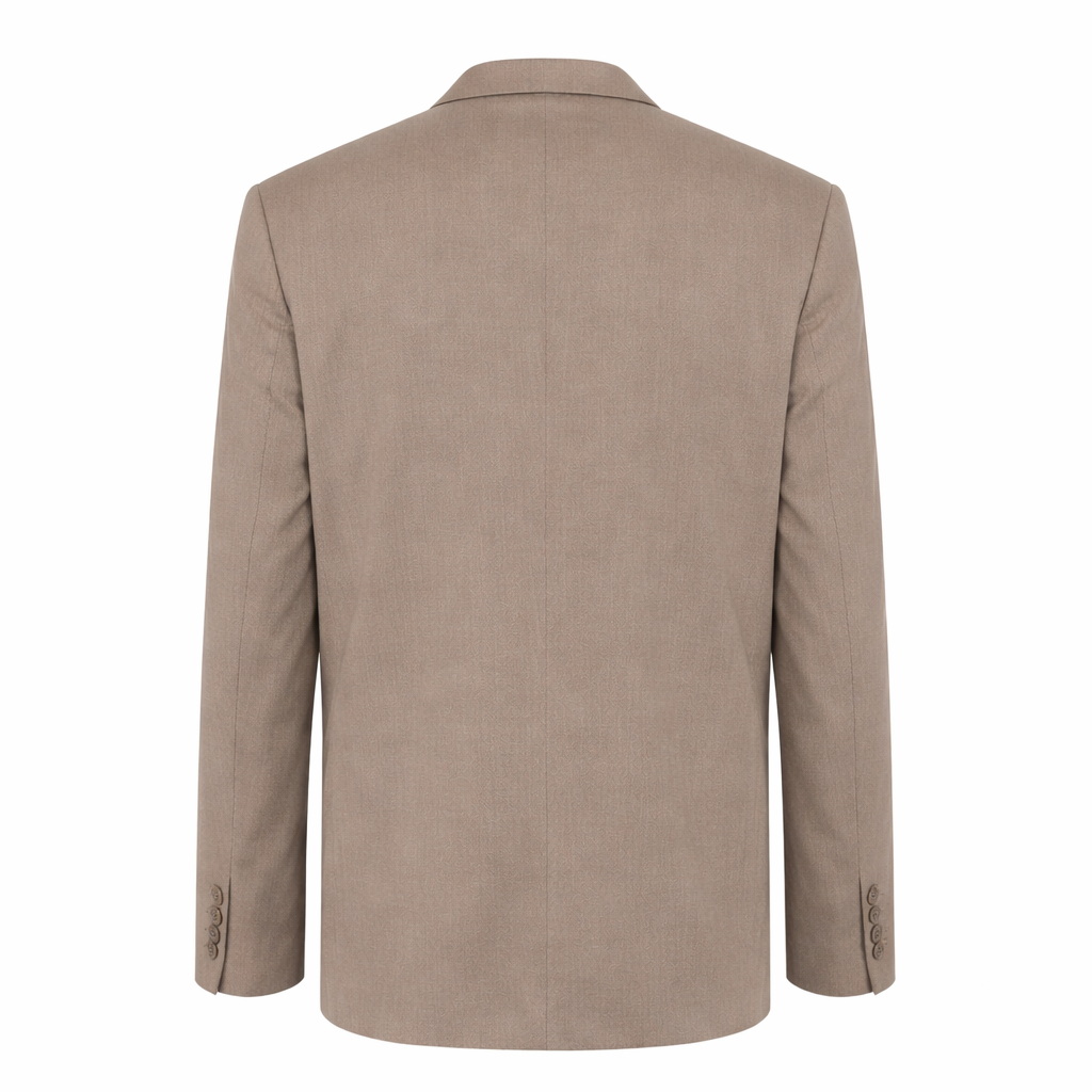 Blazer Donatien fango in fresco di lana