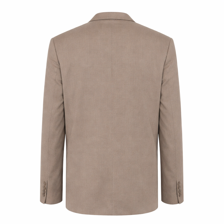 Blazer Donatien fango in fresco di lana