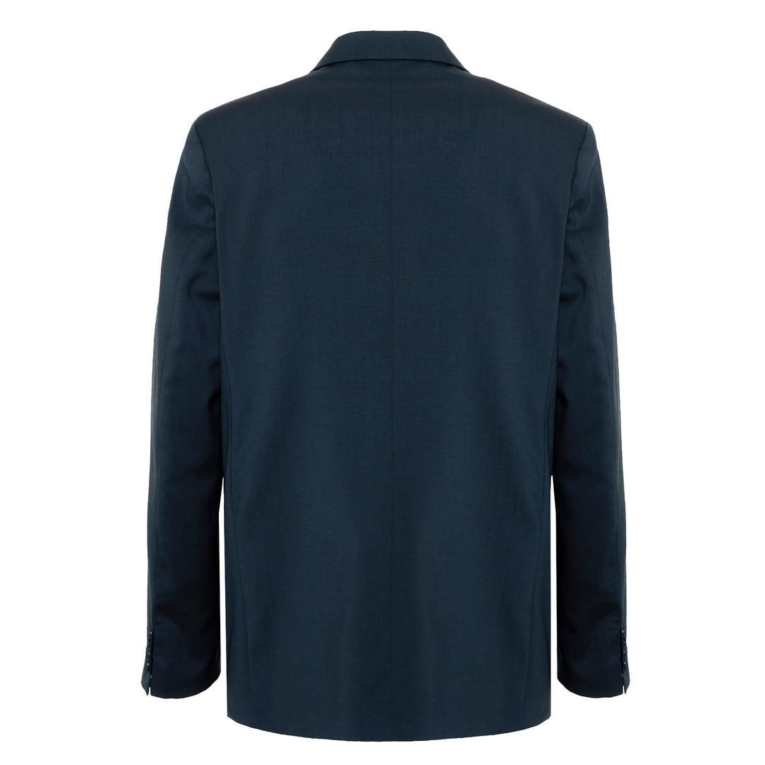 Blazer Donatien blu in fresco di lana