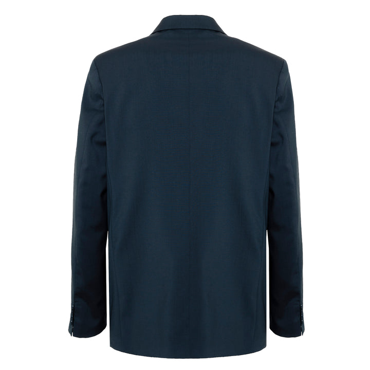 Blazer Donatien blu in fresco di lana